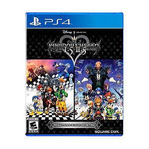 Jogo Kingdom Hearts HD 1.5 + 2.5 Remix PS4 Físico (Seminovo)