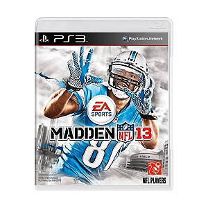 Jogo Madden NFL 13 PS3 Mídia Física Original (Seminovo)