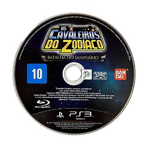 Jogo Cavaleiros do Zodiaco Batalha Sant. PS3 Seminovo Disco