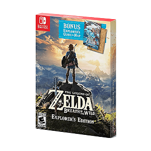 Jogo Zelda Breath of Wild Explorer's Edition Switch Seminovo