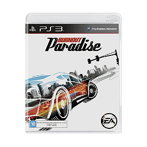 Jogo Burnout Paradise PS3 Mídia Física Original (Seminovo)