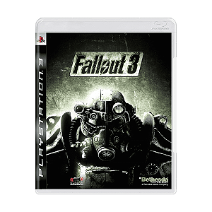 Jogo Fallout 3 PS3 Mídia Física Original (Seminovo)