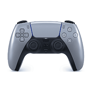 Controle sem fio DualSense Sterling Silver Sony PS5 Seminovo