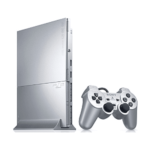 Console PlayStation 2 Slim Prata PS2 - Sony (Seminovo)