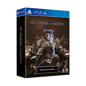 Jogo Sombras da Guerra Edição Exclusiva Brasil PS4 Seminovo
