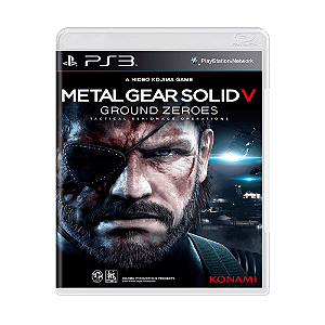 Jogo Metal Gear Solid V Ground Zeroes PS3 Original Seminovo