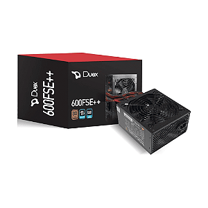 Fonte ATX 600W 80 Plus Bronze PFC Ativo DX-600FSE++ - Duex