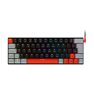 Teclado Gamer Mecanico RGB KuromoriI 60% Switch Blue - Pcyes