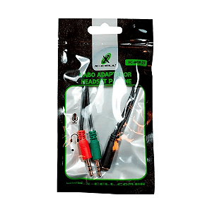 Cabo Adaptador Headset P/ Fone Flex 2P2/1P3 - Xcell
