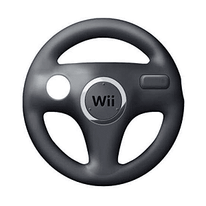 Volante para Nintendo Wii Preto (Seminovo)