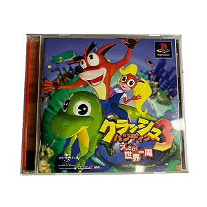 Jogo Crash Bandicoot 3 PS1 Japonês Físico Original Seminovo