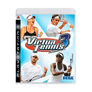 Jogo Virtua Tennis 3 PS3 Mídia Física Original (Seminovo)