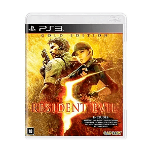 Jogo Resident Evil 5 Gold Edition PS3 Original (Seminovo)