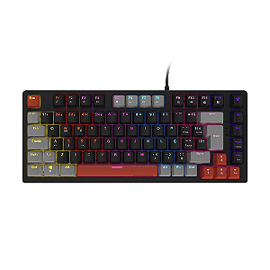 Teclado Gamer Mecânico RGB Kirin 75% Switch Blue - Pcyes