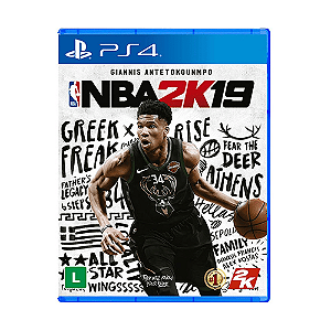 Jogo NBA 2K19 PS4 Mídia Física Original (Seminovo)