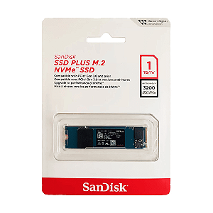 SSD M.2 NVMe 1TB Plus M.2 2280 Pcie Gen3 - SanDisk