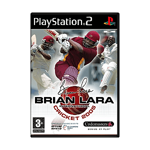 Jogo Brian Lara Internati. Cricket 2005 PS2 Europeu Seminovo