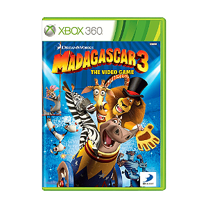Jogo Madagascar 3 Xbox 360 Físico Original (Seminovo)