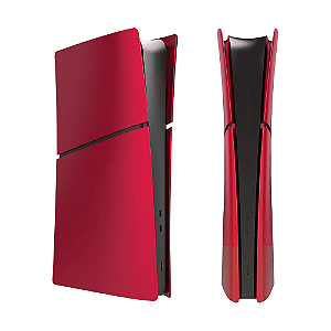 Tampa do Console PlayStation 5 Slim M.D. Vermelho Paralelo