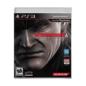 Jogo Metal Gear Solid 4 Guns Of The P. PS3 Original Seminovo