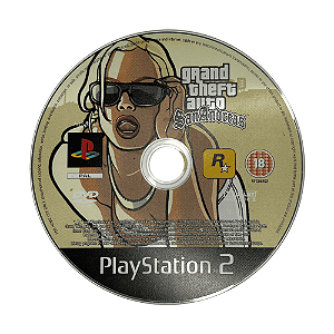 Jogo GTA San Andreas PS2 Original Disco Europeu (Seminovo)