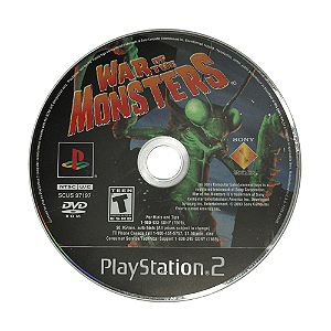 Jogo War Of The Monsters PS2 Original Somente Disco Seminovo