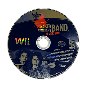 Jogo Naked Brothers Band Nintendo Wii Somente Disco Seminovo