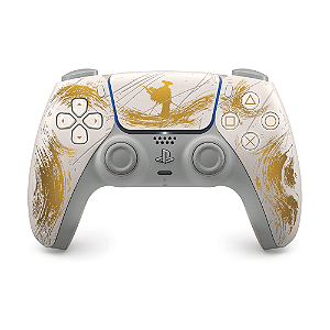 Controle sem fio DualSense Ouro Ghost of Yōtei Sony - PS5