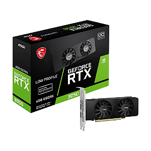 Placa de Vídeo NVIDIA GeForce RTX 3050 Low Profile 6GB - MSI