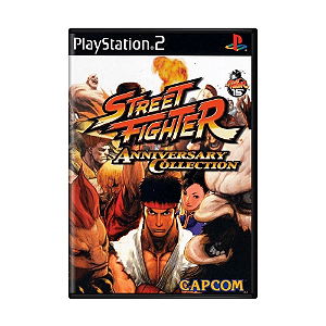Jogo Street Fighter Anniversary Collec. PS2 Original Lacrado