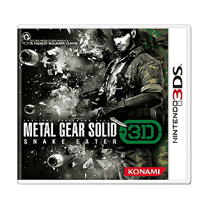 Jogo Metal Gear Solid Snake Ea. Nintendo 3DS Físico Seminovo