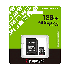 Cartão de Memória Micro Sdxc 128GB C. Select Plus - Kingston