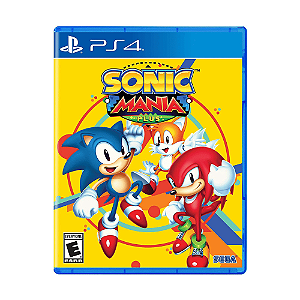 Jogo Sonic Mania Plus PS4 Mídia Física Original (Seminovo)