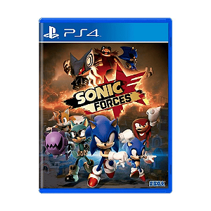 Jogo Sonic Forces PS4 Mídia Física Original (Seminovo)