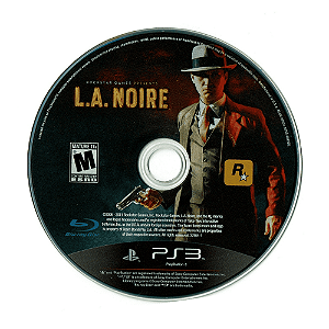Jogo L.A. Noire PS3 Somente Disco (Seminovo)