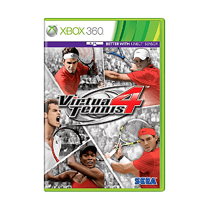 Jogo Virtua Tennis 4 Xbox 360 Mídia Física Original Seminovo