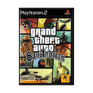 Jogo GTA San Andreas PS2 Físico Original (Seminovo)