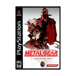 Jogo Metal Gear Solid PS1 Mídia Física Original (Seminovo)