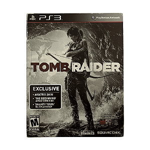 Jogo Tomb Raider Edição Limitada Comic Book PS3 Seminovo