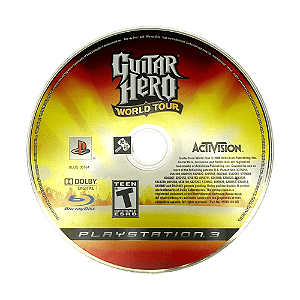 Jogo Guitar Hero World Tour PS3 Somente Disco (Seminovo)