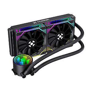 Water Cooler Breezy Duplo Fan Preto 240MM - Fortrek