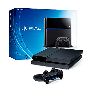 Console PlayStation 4 Fat 500GB Fosco PS4 Sony (Lacrado)