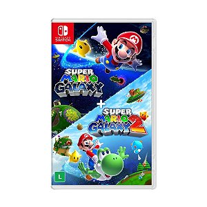 Jogo Super Mario Galaxy + Galaxy 2 Nintendo Switch Seminovo