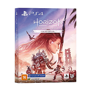 Jogo Horizon Forbidden West Steelbook PS4 Físico (Seminovo)