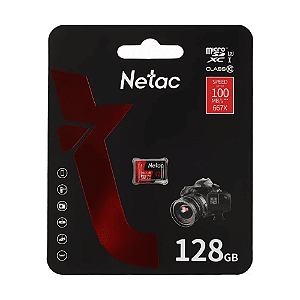 Cartão de Memória Micro Sd 128GB P500 Extreme Pro - Netac