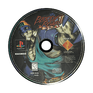 Jogo Bloody Roar II PS1 Original Somente Disco (Seminovo)