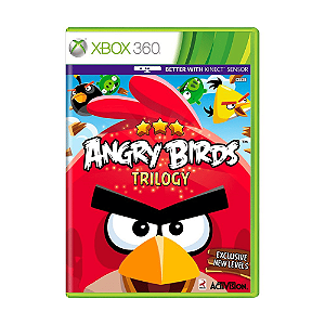 Jogo Angry Birds Trilogy Xbox 360 Físico Original Seminovo