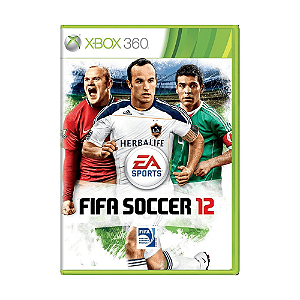 Jogo Fifa Soccer 12 Xbox 360 Mídia Física Original Seminovo