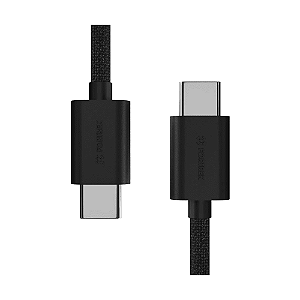 Cabo USB-C Tipo C/ Tipo C 1M Preto - Fortrek