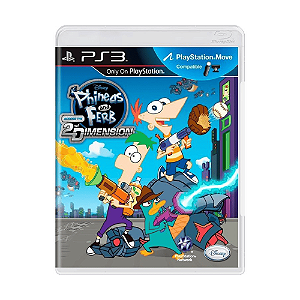 Jogo Phineas e Ferb A. the 2nd Dimension PS3 Físico Seminovo